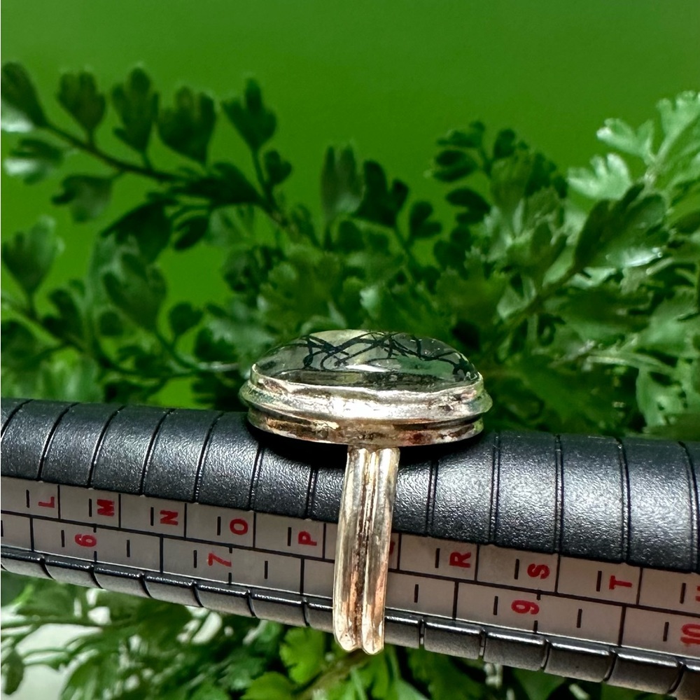 Tourmalinated Quartz Ring - image 4